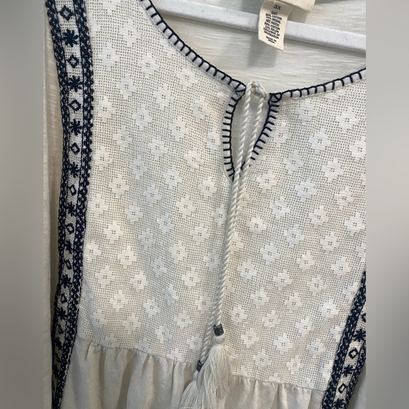 Style & Co peasant blouse Item#4 - Picture 4 of 7